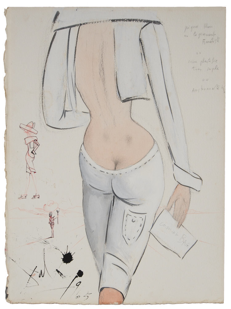 750x1000 The Strange And Beautiful Fashion Drawings Of Salvador Dali Huffpost