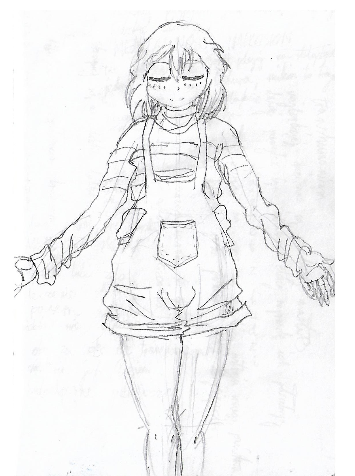 1232x1652 Sample Text A Drawing, Proper Style.