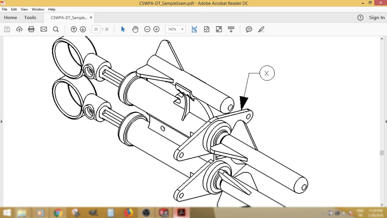 1280x720 Solidworks Cswpa Dt Drawing Tools Sample Exam Part 2