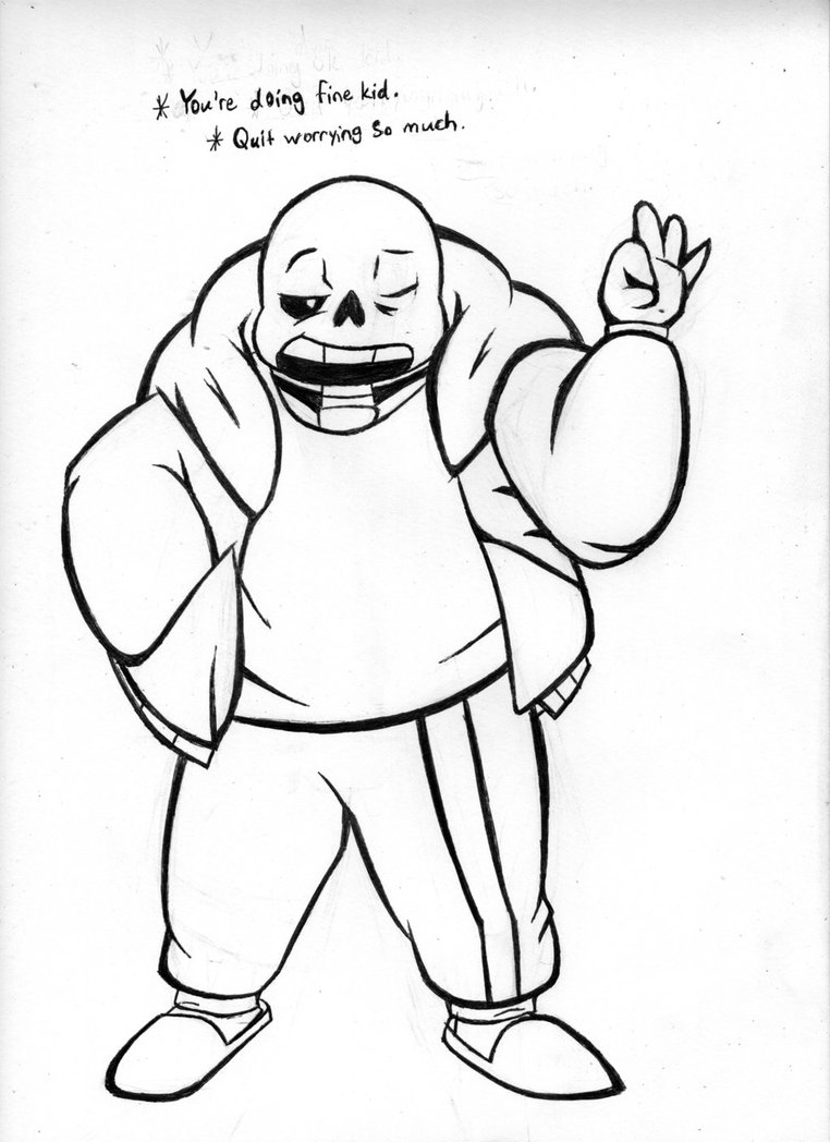 762x1048 My First Sans Drawing Of 2016 By Asmallone