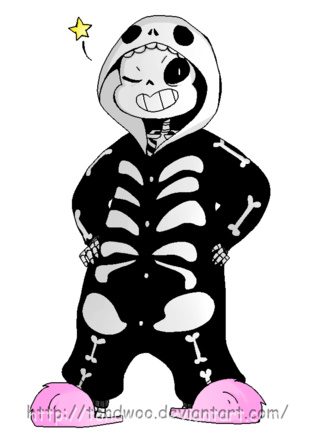 320x445 A Little Pixel Sans In Skeleton Kigurumi For The Evening Ampgt