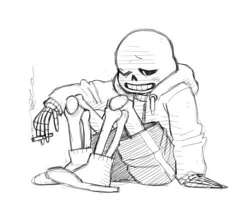 500x409 Image Result For Sans Undertale Sans Drawing's Skeleton