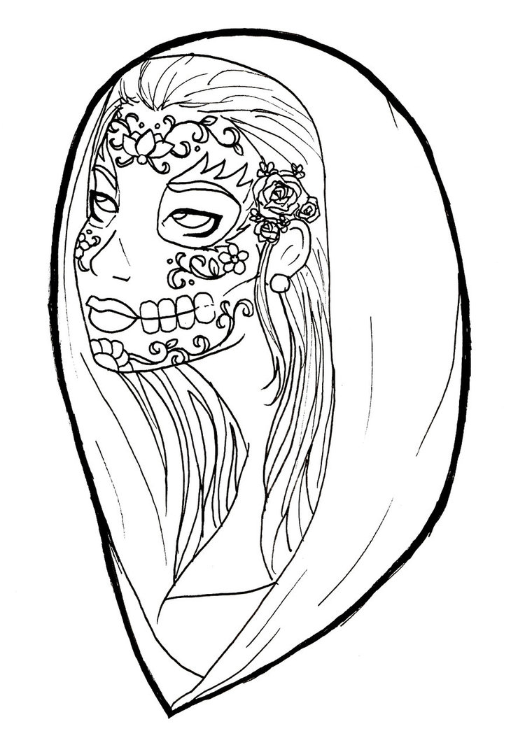 750x1065 Santa Muerte 2.0 By Biana117
