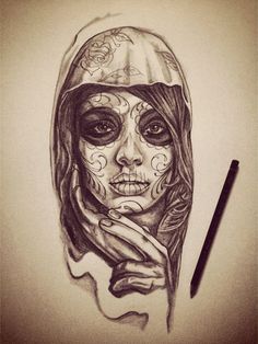 236x314 Portrait Tattoo Einer Frau Portrait Tattoos