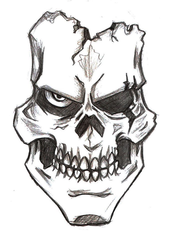 736x981 Bildergebnis Skull Drawing Zeichnungen Santa