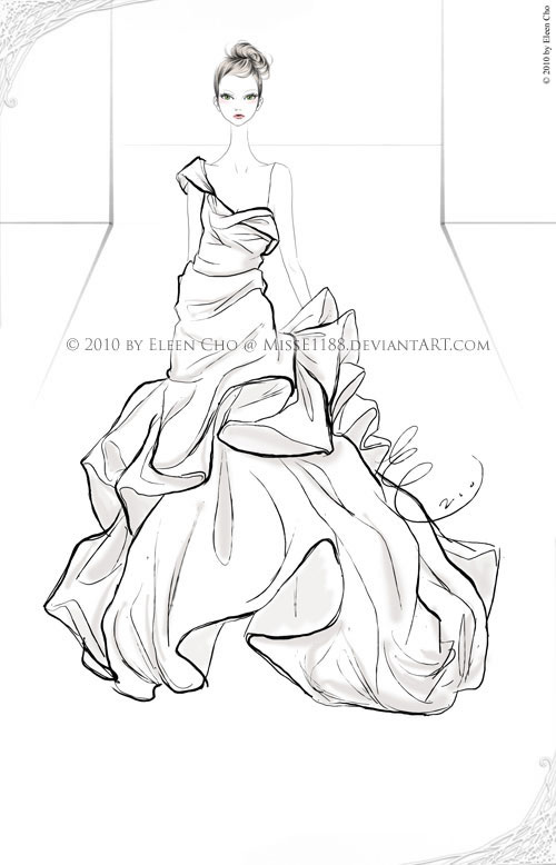 500x778 55 Inspiring Fashion Sketches Amp Illustrations