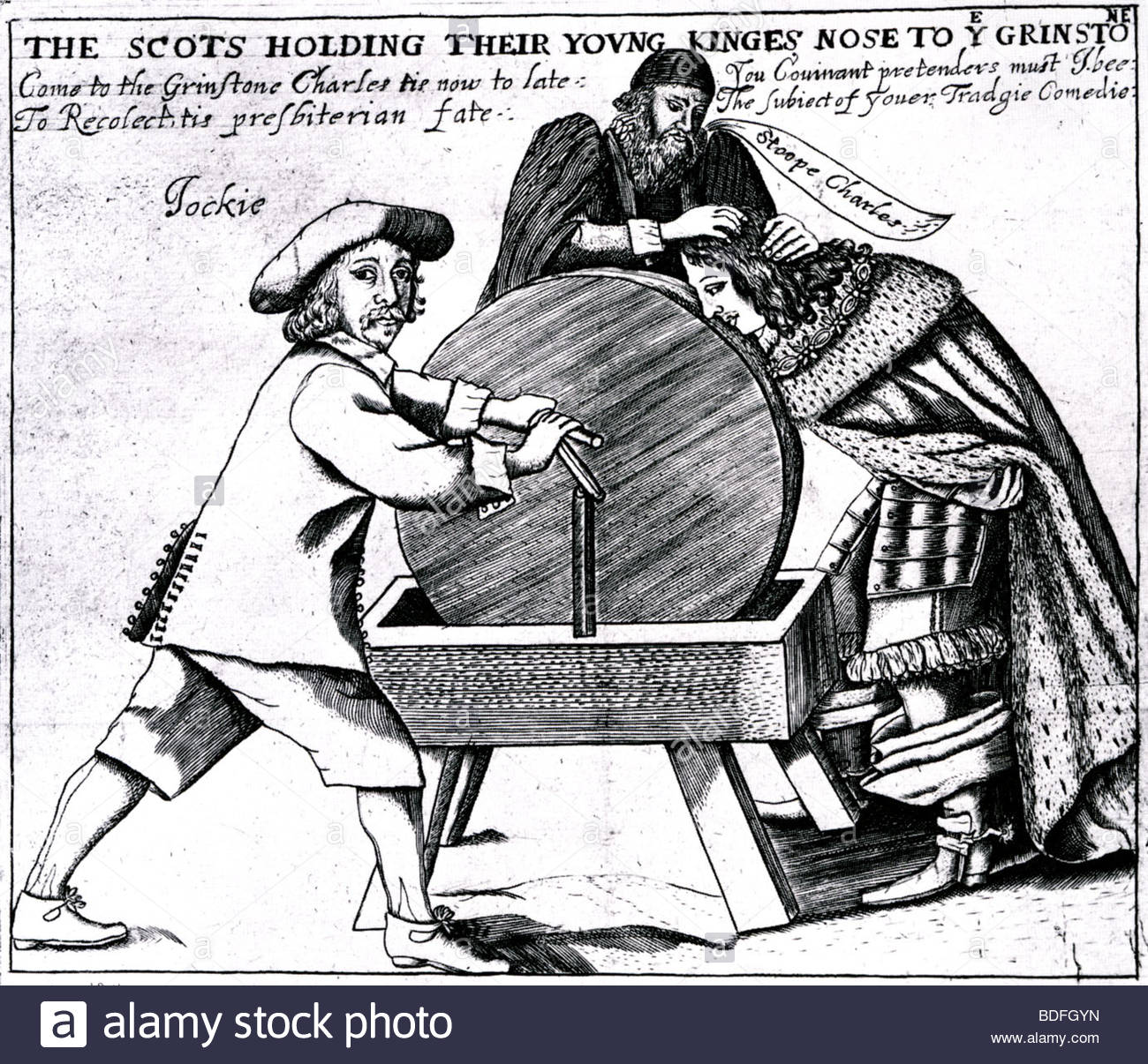 1300x1206 Charles Ii In A Satirical Cartoon From 1651 Showing Him Being