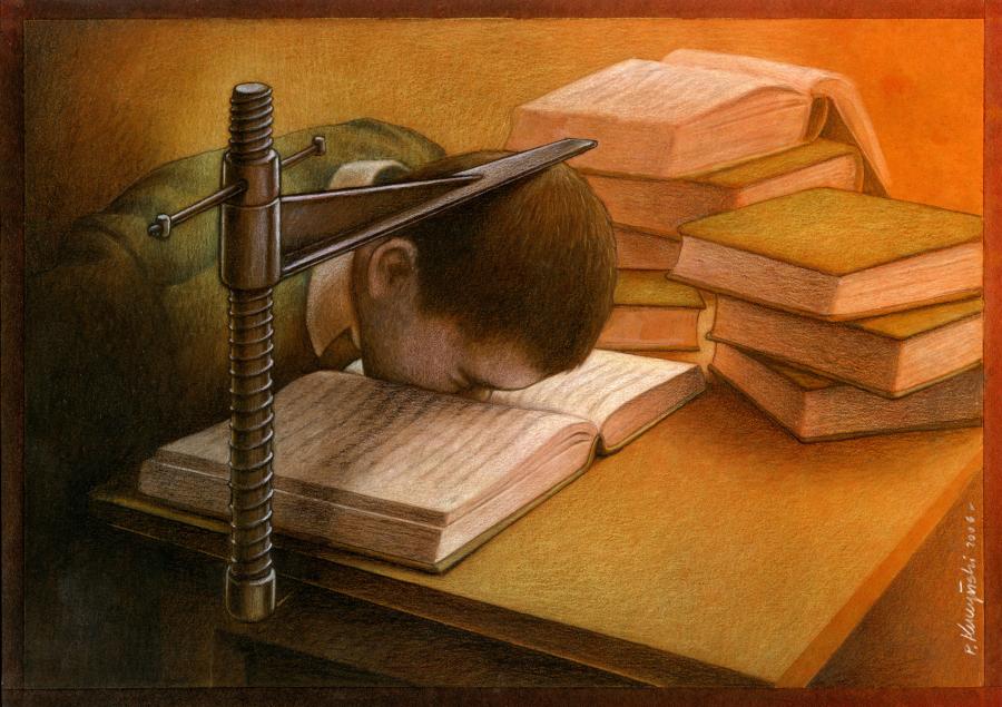 900x635 Funny Satirical And Creative Drawings By Pawel Kuczynski