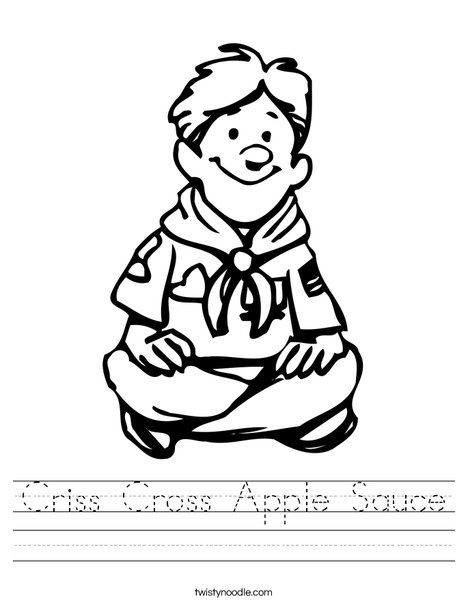 468x605 Criss Cross Apple Sauce Worksheet