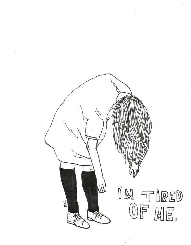 610x784 Pictures Anxiety Depression Drawings Tumblr,