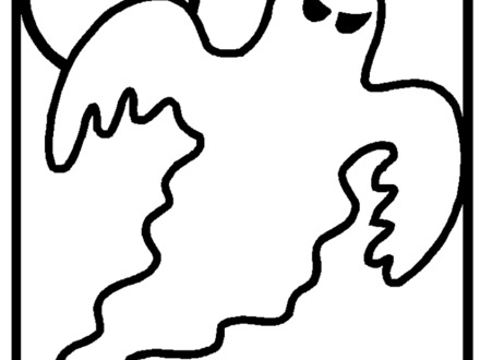 440x330 To Draw Ghosts Colouring Pages, Scary Ghost Coloring Pages