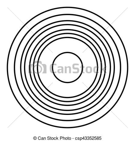 450x470 Round Schedule Icon, Outline Style. Round Schedule Icon. Outline