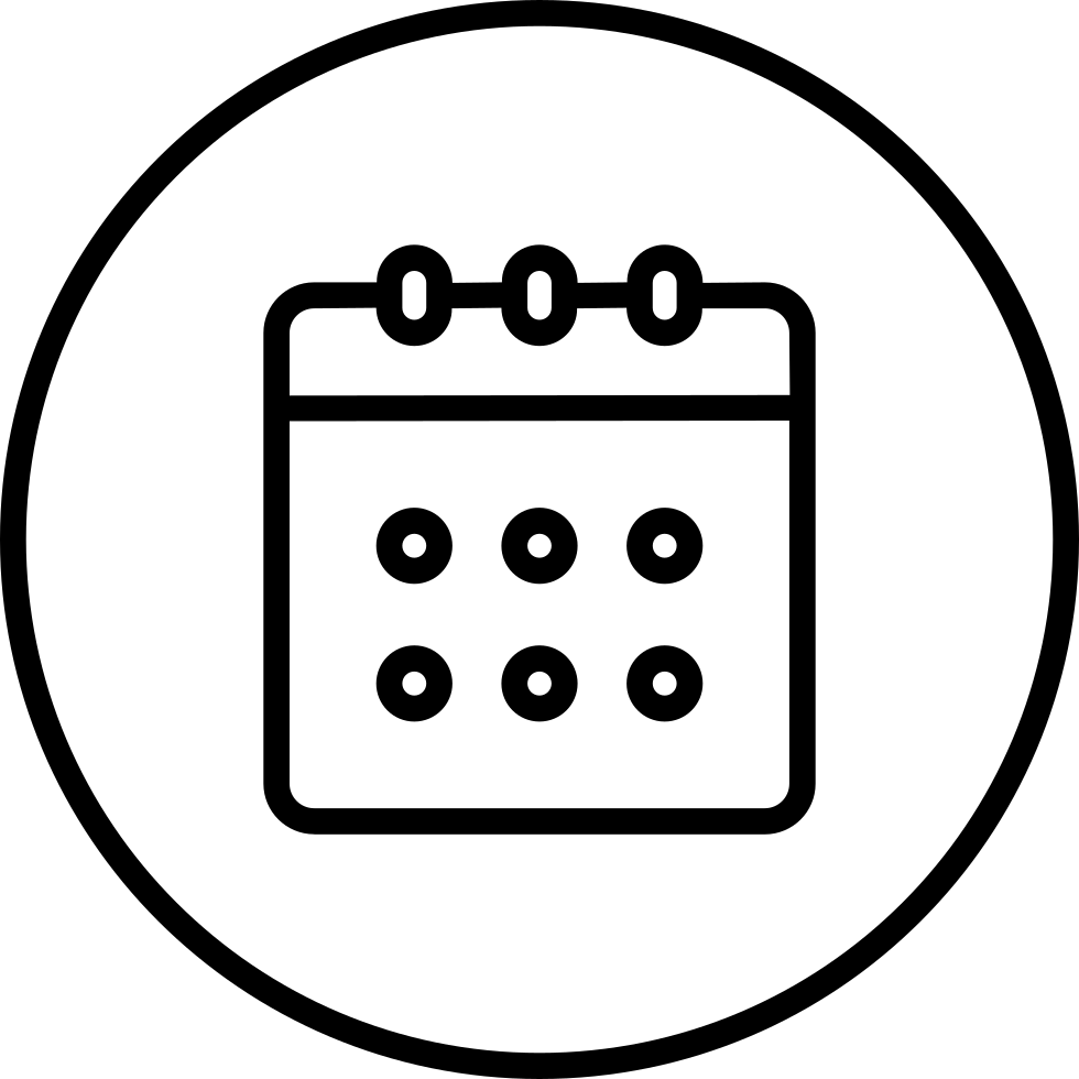 980x980 Schedule Round Svg Png Icon Free Download ( 342603