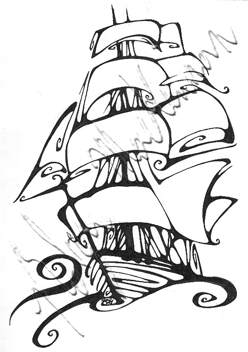 504x716 Inkblot Schooner By Chimeradreams