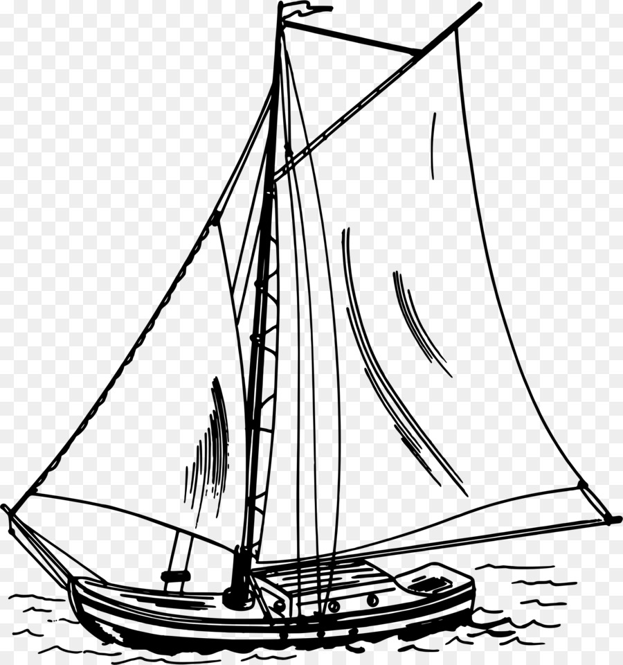 900x960 Sailboat Drawing Line Art Clip Art
