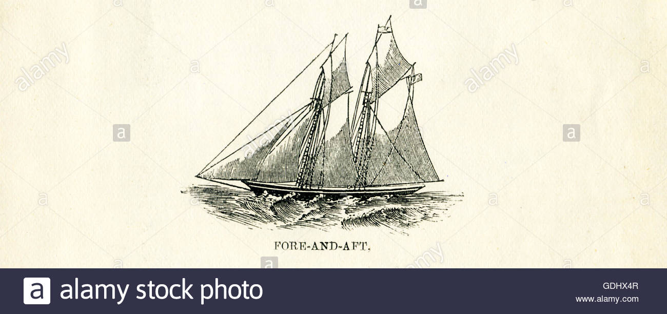 1300x612 The Vessel Pictured In This 19th Century Drawing Is A Schooner