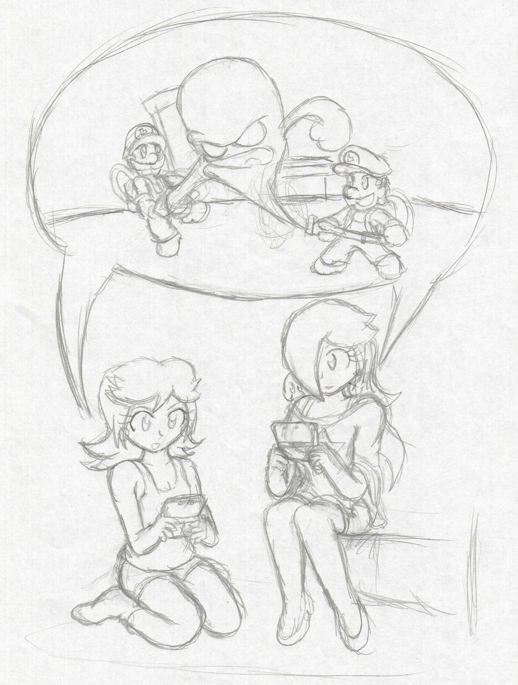 1024x1353 Rosalinadaisy Scarescraper Co Op Sketch By Xero J