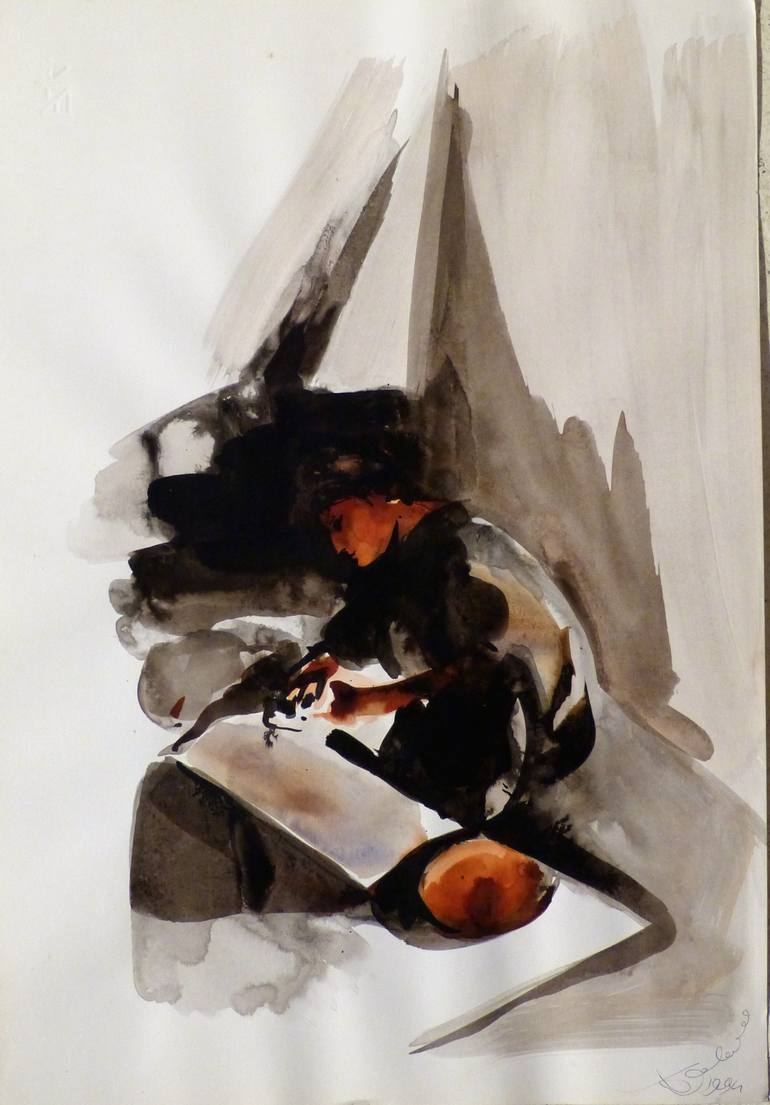 770x1105 Saatchi Art Woman Sculpting Drawing By Frederic Belaubre