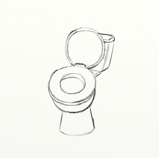 520x518 How To Draw A Toilet Seat Feltmagnet