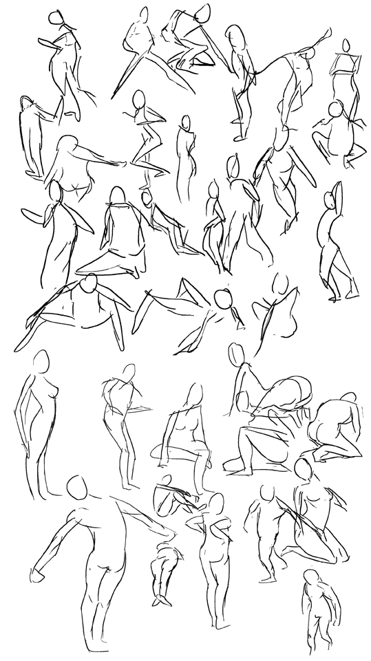 539x961 Drawing Workshop 1 Gesture Drawings