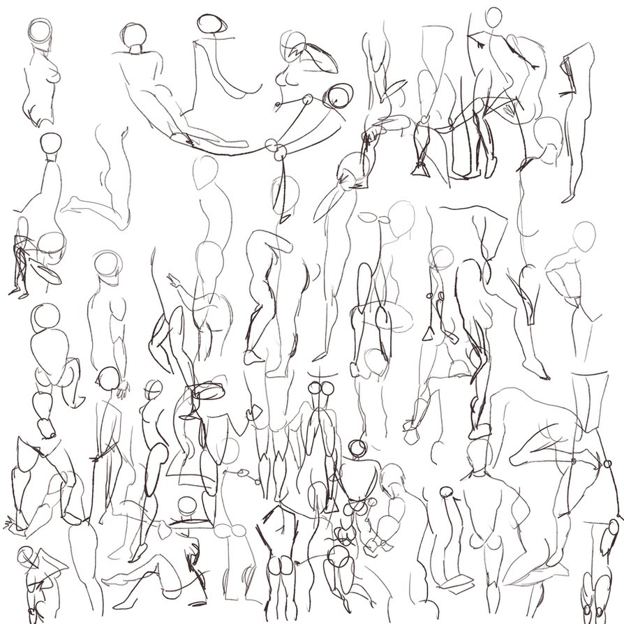 894x894 Pictures 30 Second Drawing,