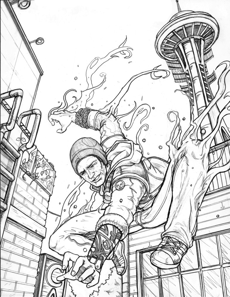 786x1015 Infamous Second Son By Daniel Jeffries