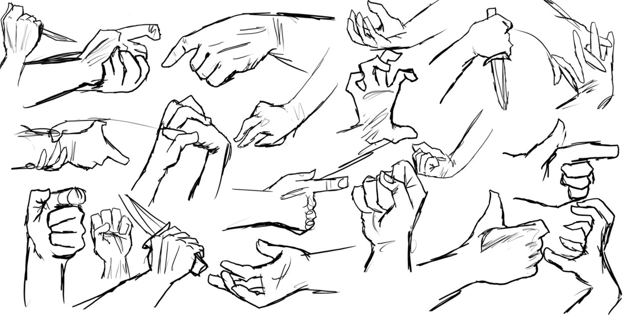 1264x632 30 Second Hand Drawings By Oatsandtoast