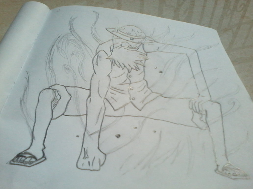 1032x774 Luffy (Gear Second) By Vedabitsaha