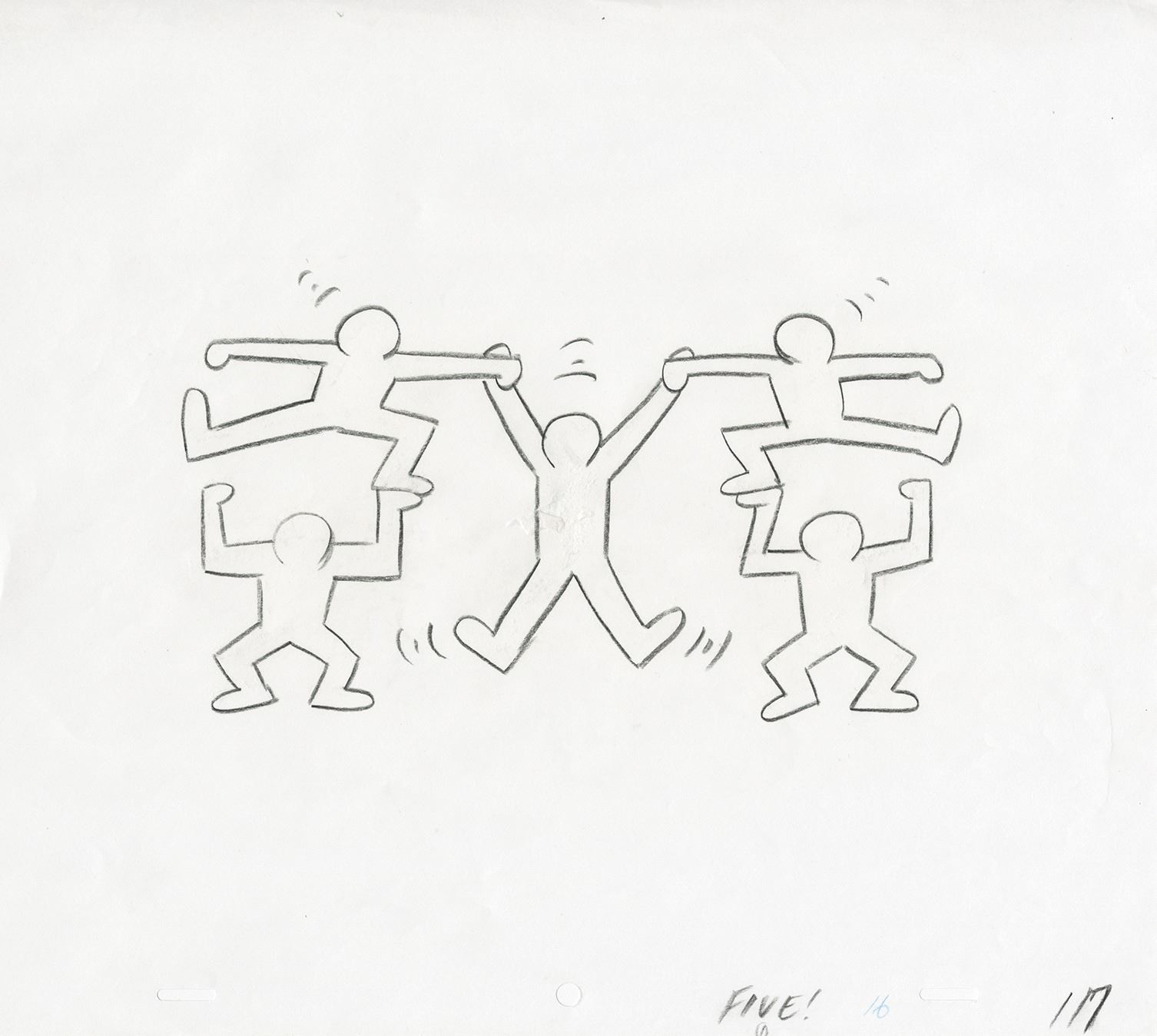 1506x1348 Keith Haring Foundation Production Cel And Drawing For The Sesame