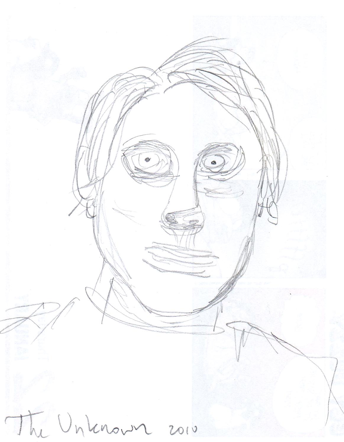 1163x1493 Bad Art I Am Compelled To Share 1 Minute Self Portrait In Pencil