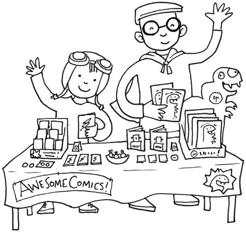 500x474 4 May The Phoenix Children's Comics Festival!