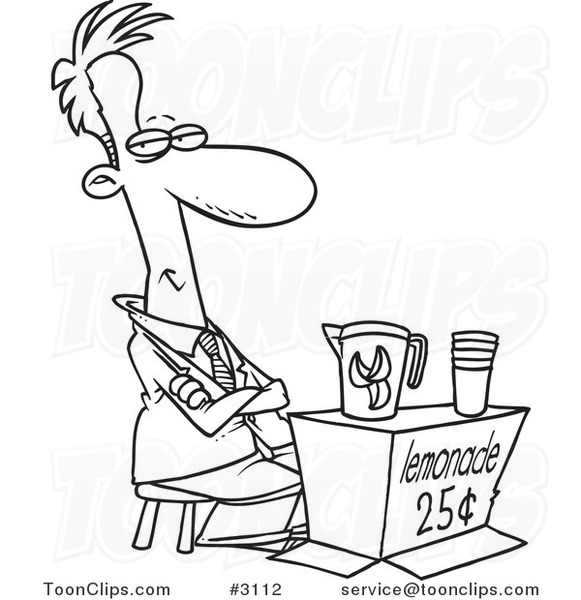 581x600 Cartoon Black And White Line Drawing Of A Business Man Trying