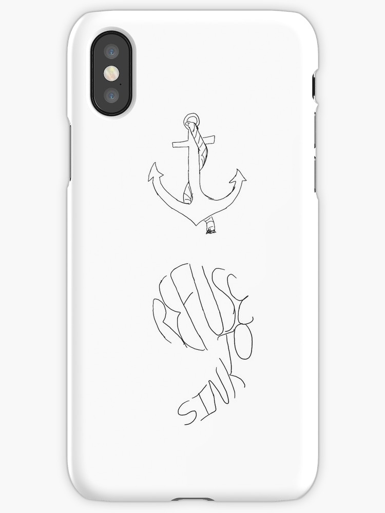 750x1000 Refuse To Sink Semicolon Iphone Cases Amp Covers By Erin Knapp