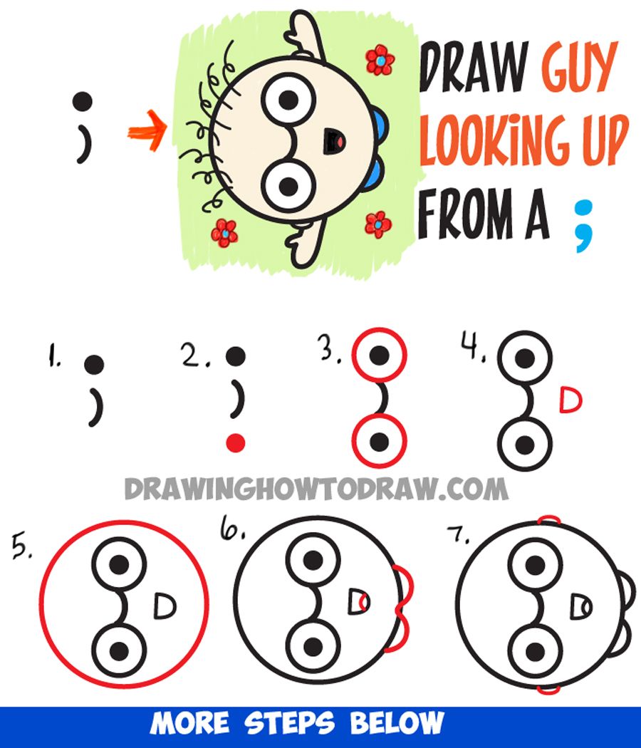 900x1050 How To Draw A Cartoon Person Waving Up From Semicolon Drawing