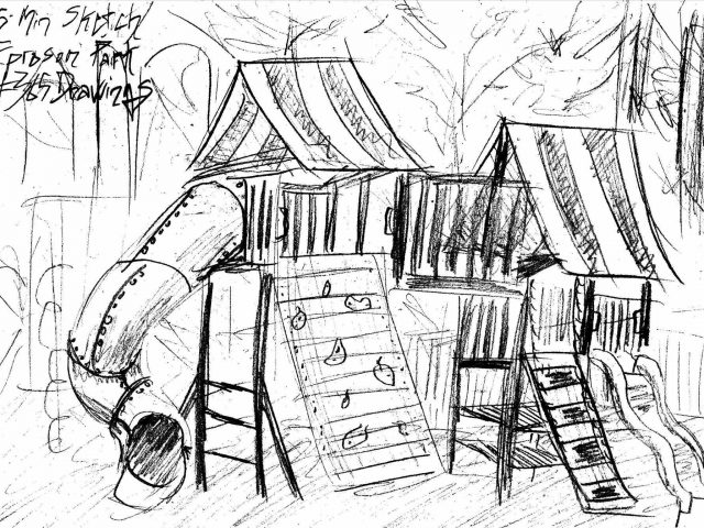 640x480 The Images Collection Of Children Kids Playground Drawing S Set