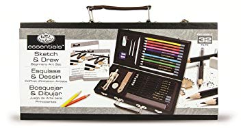355x187 Royal And Langnickel Beginners Sketching And Drawing Set Amazon