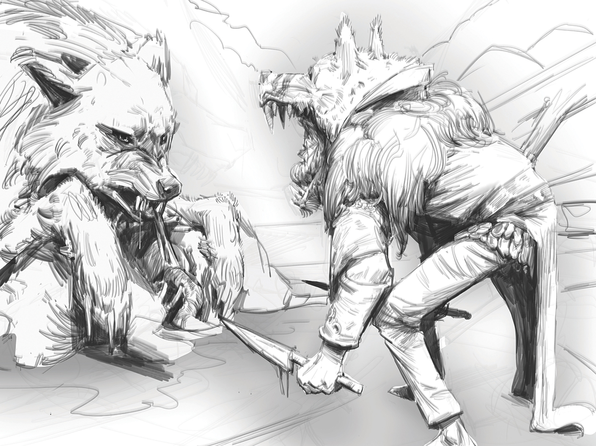 1200x898 Learn From A Master Of Sketching By Tom Fox Photoshop Tutorial