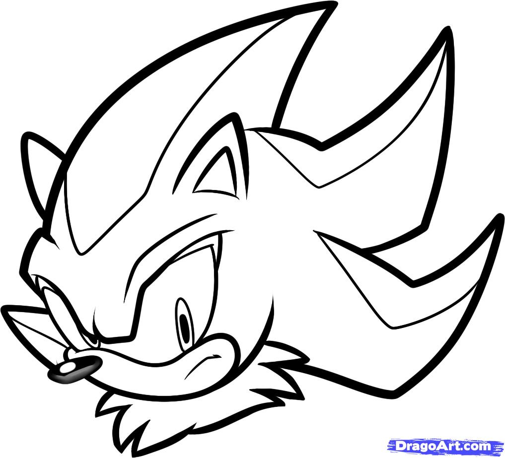 1017x923 Shadow The Hedgehog Drawing How To Draw Shadow Easy, Step By Step