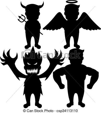 420x470 Shadow People Vector Clip Art