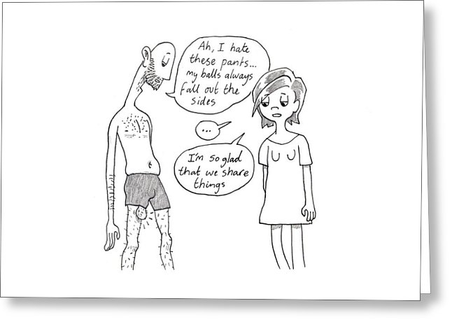 646x470 Sharing Is Caring Drawing By Pete Duffield