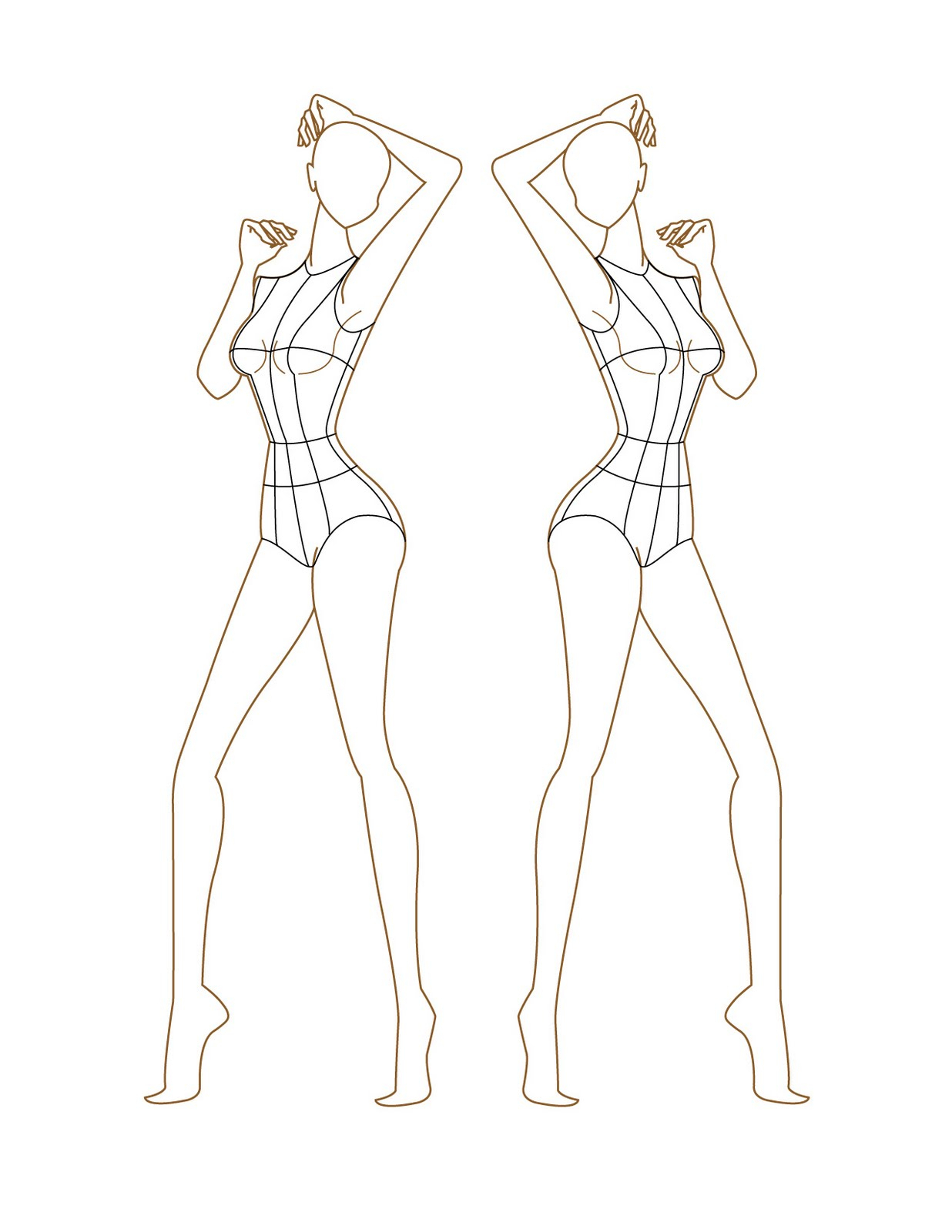 1236x1600 Body Sketches Fashion Drawing Fashion Design Body Sketches