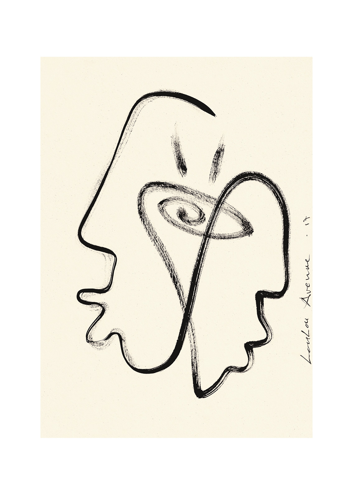 1134x1587 Loulou Avenue, Share A Passion Art Print