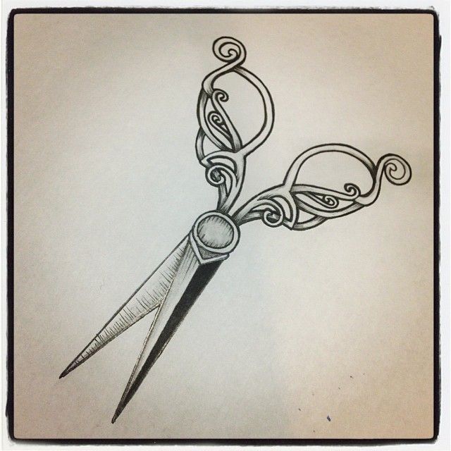640x640 Vintage Shears Tattoo