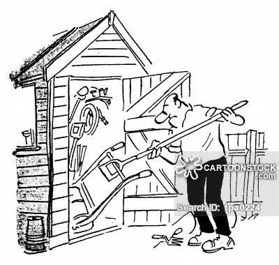 400x380 Garden Sheds Cartoons And Comics