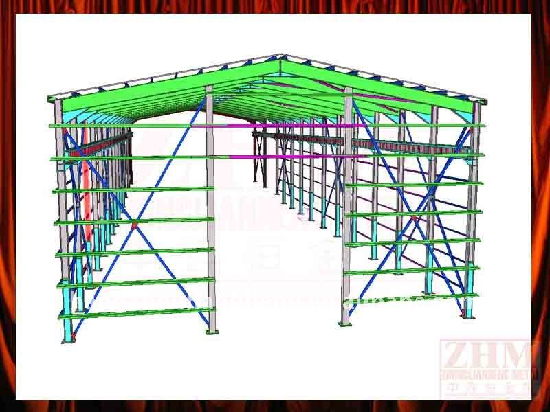 800x600 Pre Engineered 3d Shed Drawing