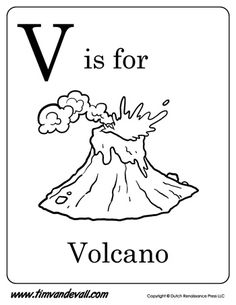 236x305 How To Draw A Volcano For Kids, Step By Step, Landscapes