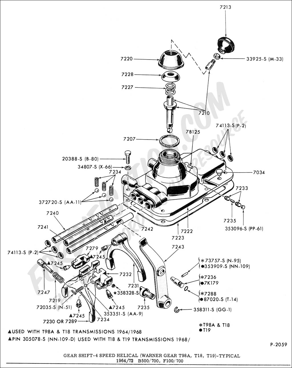 1024x1292 Gear Shift Diagram Ford Truck Technical Drawings And Schematics