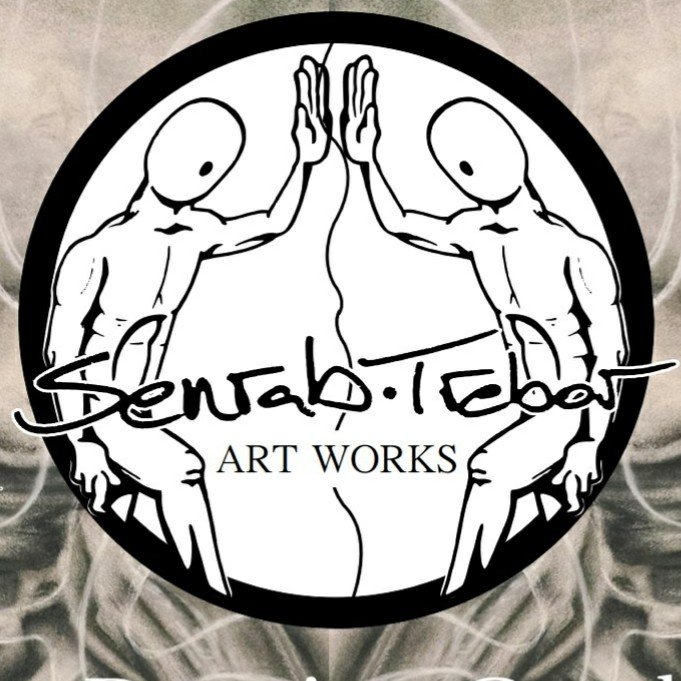 681x681 Shift God Totem Original Drawing Framed Senrab Trebor