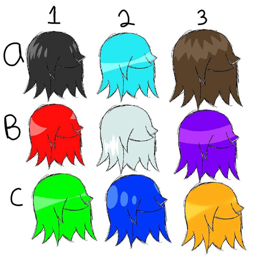 894x894 Anime Cartoon Hair Shine By Btl924