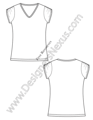 316x409 Fashion Technical Drawing Free Vector Fashion Flat Sketches